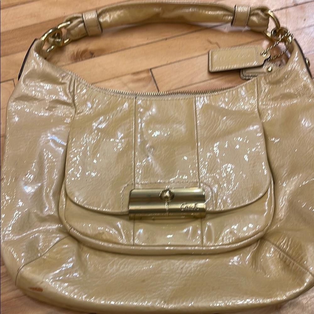 Coach Cream Shoulder Bag
